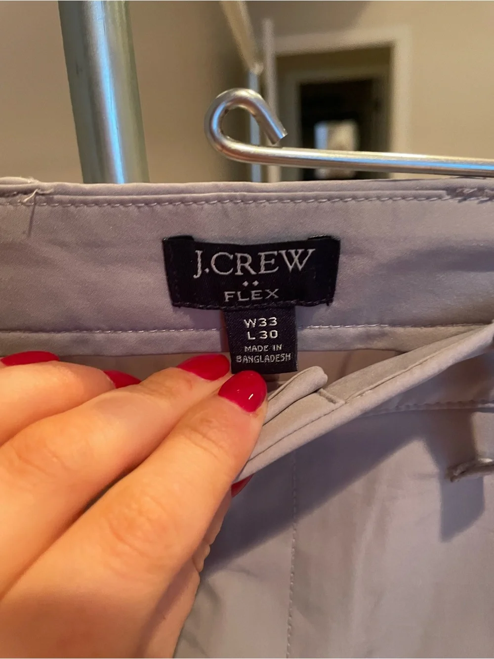 J. Crew Men's ‘Tech Pants’ in Light Gray